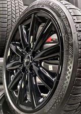 17 ZOLL SCHWARZE MINI FELGEN F55 F56  WINTERRÄDER WINTERREIFEN 205/45 R17 88V