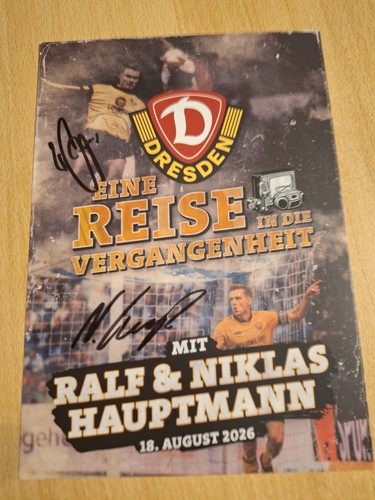Autogrammkarte niklas und - a5,
