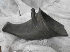 antiker Reiterschuh Messing