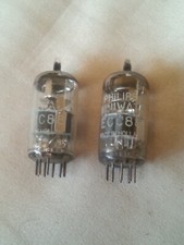 Philips Miniwatt ECC88 tubes -