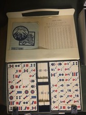 Mahjong Chinesisches Spiel Set