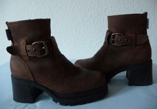 Plateau Stiefeletten v.Marc Shoes Gr.38 mit Schnalle und Reißverschluss