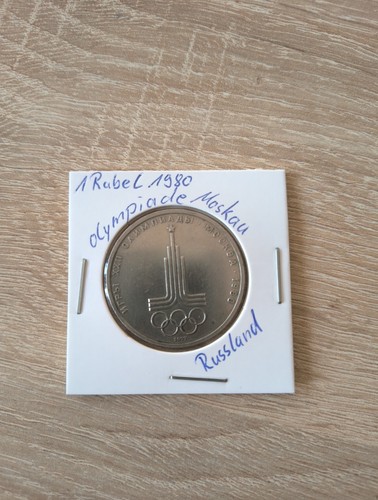 Rubel 1980 olympiade moskau - 1, 1980,