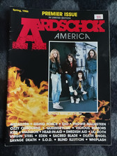 Aardschok America # 1 PREMIER ISSUE LIMITED EDITION METAL MAGAZIN
