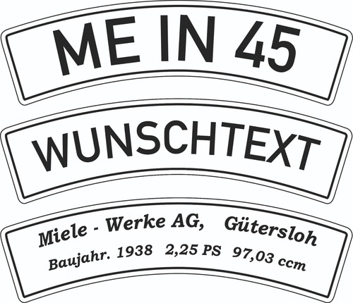 Historisches nummernschild - historisches,