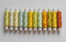 Gütermann Vintage! Rar! Konvolut: 12 x Näh-Seide Ideal Seide Sewing thread silk
