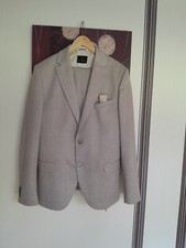 Zuitable Herrenanzug beige Hose Gr.48 Blazer Gr.50