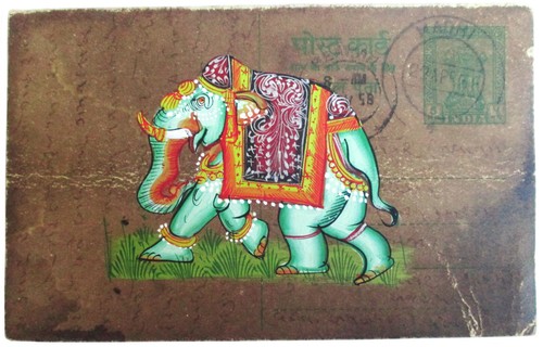 Alte indische postkarten - indische,