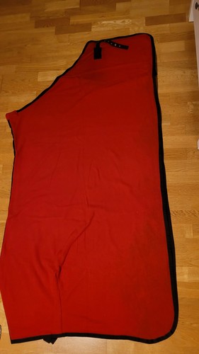 Rote fleece abschwitzdecke - rote, fleece-abschwitzdecke