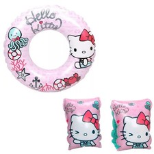 Hello Kitty Schwimmring Schwimmflügel Schwimmhilfen Schwimmreifen 3-6 J.