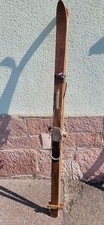 Ski Vollholz Holz alt antik