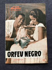 Filmplakat Filmprogramm ORIGINAL 50er "Orfeu Negro" Breno Mello Marpessa Dawn