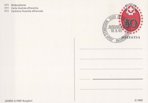 Schweiz ptt bildpostkarte - schweiz,