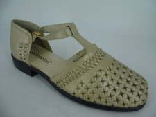 Pediconfort T Bar Closed Toe Schuhe Beige UK 6 EU 39 LN9 EE 05
