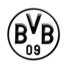 Borussia dortmund aufkleber - 3d,