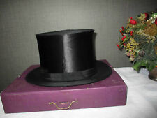 Zylinder Chapeau Claque Chapoklapp Faltzylinder schwarz Verpackung Satin lila