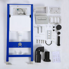 114 CM Vorwandelement für WC Unterputz Spülkasten mit vorchromte Drückplatte