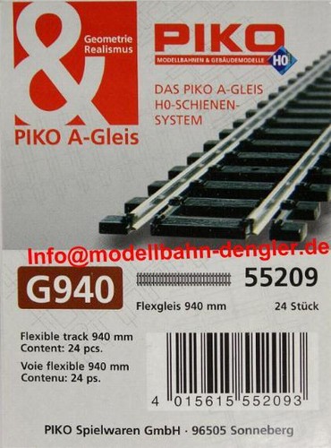 Piko gleis 55209 spur - spur, h0