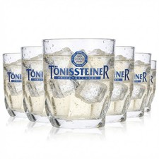 6x Tönissteiner Wasser Glas