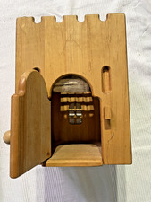 Gefängnis Ritterburg aus Holz (Drewart) hochwert - massives, geöltes Erlenholz