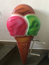 Eisreklame In Farbe Waffeleis