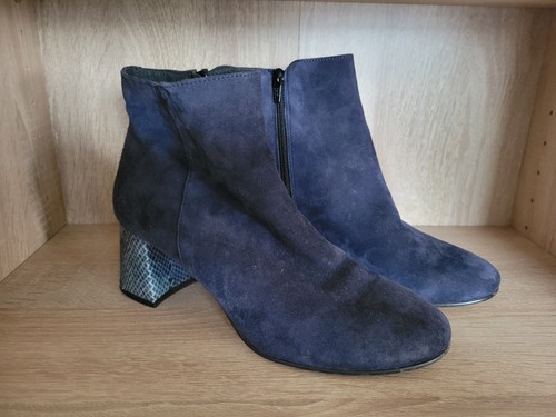 Stiefeletten blau dunkelblau - stiefeletten,
