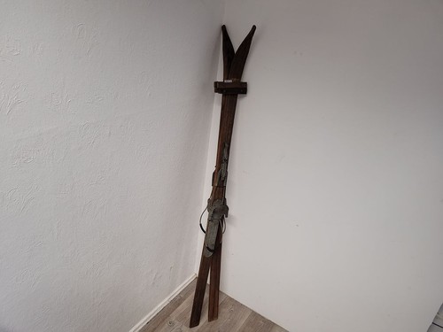 Holzski paar vollholz - holzski,
