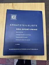 ORIGINAL NSU Sportprinz Ersatzteileliste 1964 Rarität Oldtimer Auto literatur 