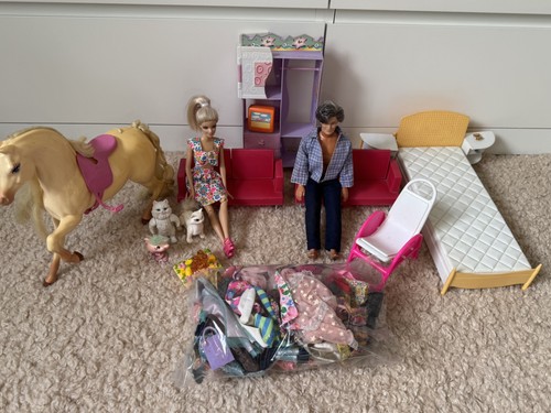 Konvolut barbie puppen - barbie, möbel
