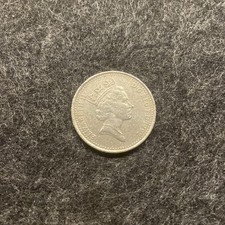 10 P (Ten Pence) Münze 1992, Queen Elizabeth II – Großbritannien