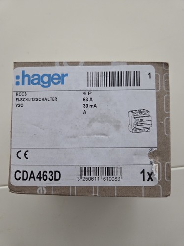 Hager cda463d - hager, –