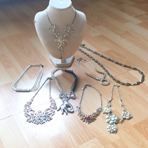 Schmuck konvolut silber - 8x,