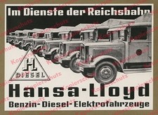 Reklame hansa lloyd lkw - or.,