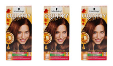 3x Schwarzkopf Country Colors Intensivtönung 65 Highlands Kastanie , EA523677