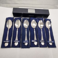 D107# 6tlg. Wilkens Gourmetlöffel Silber 925 punziert Schwedisch Faden Neu