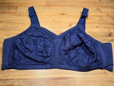 TRIUMPH DOREEN bügelloser BH, Gr. 100 C, Royalblau, sehr gut * VINTAGE-LOOK