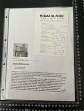 Manfred Butzmann Autograph und