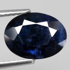 Natürlicher blauer ovaler