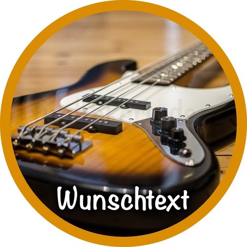 Gitarre bass tortenaufleger - gitarre, e
