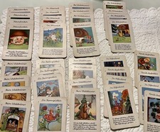 WALDGEISTERLEIN *Quartett Spielkartenfabrik Altenburg  50iger Jahre