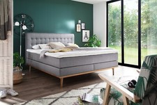 Meise.Möbel "MASSELLO GESTEPPT" Boxspringbett - 180 x 200 cm