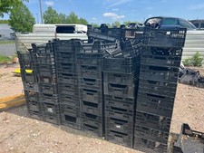 Kunstoffkisten Kisten Lagerkisten  40x60, schwarz  verschiedene Höhen