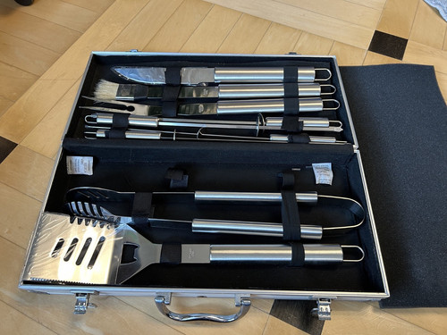 Grillbesteck koffer - grillbesteck,