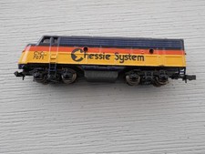Spur N   Lok  " Chessie System " ohne  OV , läuft gut vor und zurück !