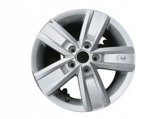 1x Alufelge 17 Zoll 7.0" 5x120 55ET Glanz Silber 7E0601025 VW Multivan Rim Wheel