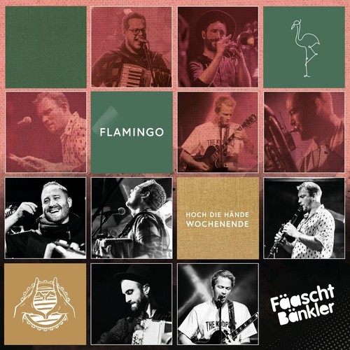 Fäaschtbänkler flamingo - , "flamingo