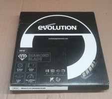 Evolution Elektrowerkzeuge Diamant, 185 mm, schwarz