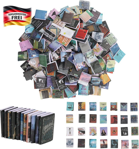 Miniatur bücher 200 stück - miniatur,
