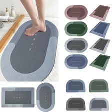 Super Saugfähige Badematte Badteppich Weicher Teppich Rutschfest Einfach Säubern