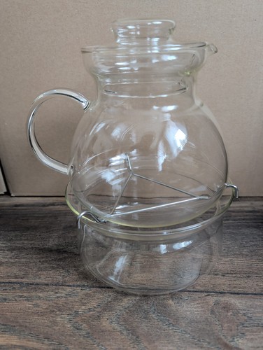 Vintage glas teekanne mit - teekanne,